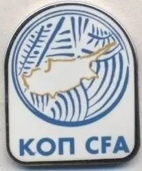 Кіпр, федерація футболу, важмет/Cyprus football association federation pin badge