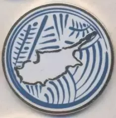 Кіпр,федерація футболу №5 ЕМАЛЬ/Cyprus football association federation pin badge