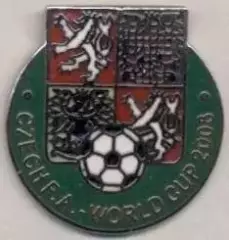 Чехія, федерація футболу, №1, ЕМАЛЬ / Czech football federation enamel pin badge