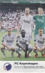 постер А4 футбол Копенгаген (Данія) 2013 / FC Kobenhavn, Denmark football poster