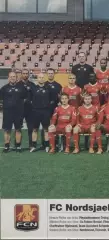 постер А4 футбол Норшелланн (Данія 2012/FC Nordsjaelland,Denmark football poster