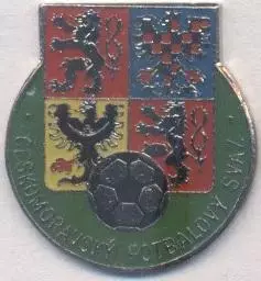 Чехія, федерація футболу, офіц. №2, важмет / Czech football federation pin badge