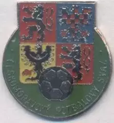 Чехія, федерація футболу, офіц. №2, важмет / Czech football federation pin badge