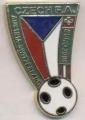 Чехія, федерація футболу, №4, ЕМАЛЬ / Czech football federation enamel pin badge