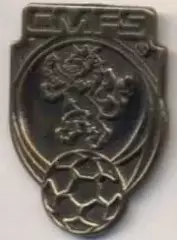Чехія, федерація футболу, офіц. №3, важмет / Czech football federation badge