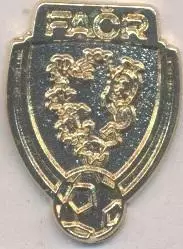 Чехія, федерація футболу, офіц. №4, важмет / Czech football federation badge