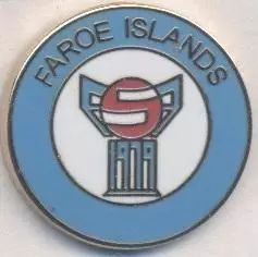 Фарери, федерація футболу, ЕМАЛЬ / Faroe Islands football federation pin badge