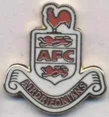 футбол.клуб Ейрдріоніанс (Шотланд.2 ЕМАЛЬ/Airdrieonians FC,Scotland football pin