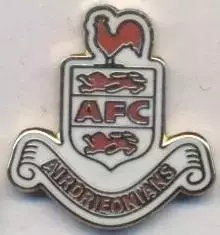 футбол.клуб Ейрдріоніанс (Шотланд.2 ЕМАЛЬ/Airdrieonians FC,Scotland football pin