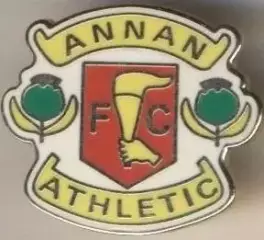 футбол.клуб Еннан (Шотландія) ЕМАЛЬ / Annan Athletic FC, Scotland football badge
