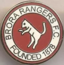футбол.клуб Брора Р.(Шотландія)1 ЕМАЛЬ /Brora Rangers FC,Scotland football badge