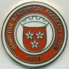 футбол.клуб Хемілтон Академ.(Шотландія) ЕМАЛЬ/Hamilton AFC,Scotland football pin