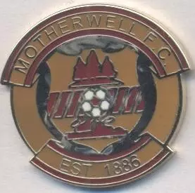 футбол.клуб Мазервелл (Шотландія ЕМАЛЬ/Motherwell FC,Scotland football pin badge