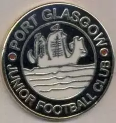 футбол.клуб Порт Глазго (Шотландія1 ЕМАЛЬ/Port Glasgow AFC,Scotland football pin