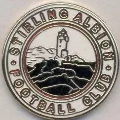 футбол.клуб Стерлінг Альб.(Шотландія ЕМАЛЬ/Stirling Albion,Scotland football pin