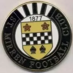 футбольний клуб Сент-Міррен (Шотландія) ЕМАЛЬ/St.Mirren FC,Scotland football pin