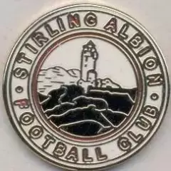 футбол.клуб Стерлінг Альб.(Шотландія ЕМАЛЬ/Stirling Albion,Scotland football pin