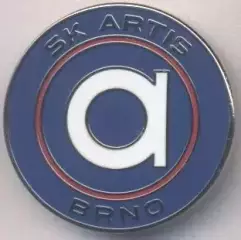 футбол.клуб Артіс Брно (Чехія) ЕМАЛЬ / SK Artis Brno,Czech football enamel badge