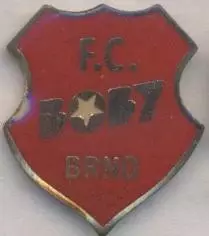 футбольний клуб Боби Брно (Чехія)4 важмет / FC Boby Brno, Czech football badge