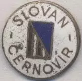 футбол.клуб Слован Черновір (Чехія) ЕМАЛЬ / Slovan Cernovir,Czech football badge