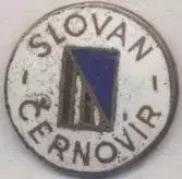 футбол.клуб Слован Черновір (Чехія) ЕМАЛЬ / Slovan Cernovir,Czech football badge