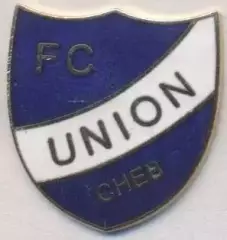 футбол.клуб Уніон Хеб (Чехія)2 ЕМАЛЬ /Union Cheb,Czech football enamel pin badge