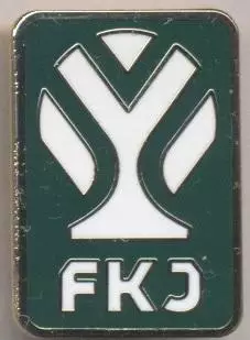 футбол.клуб Яблонєц (Чехія ЕМАЛЬ більший/FK Jablonec,Czech football enamel badge