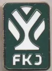 футбол.клуб Яблонєц (Чехія ЕМАЛЬ більший/FK Jablonec,Czech football enamel badge
