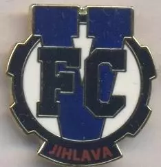футбол.клуб Височина Їглава (Чехія)3 ЕМАЛЬ/Vysocina Jihlava,Czech football badge