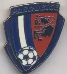 футбол.клуб Пардубіце (Чехія)1 ЕМАЛЬ / FK Pardubice, Czech football enamel badge