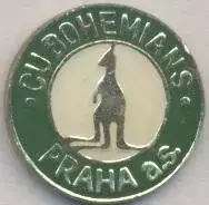 футбол.клуб ЦУ Богеміанс (Чехія) важмет /CU Bohemians Praha,Czech football badge