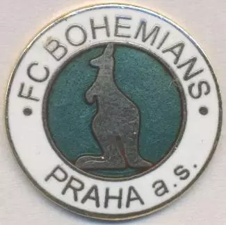 футбол.клуб Богеміанс (Чехія)2 ЕМАЛЬ/FC Bohemians Praha,Czech football pin badge