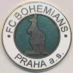футбол.клуб Богеміанс (Чехія)2 ЕМАЛЬ/FC Bohemians Praha,Czech football pin badge
