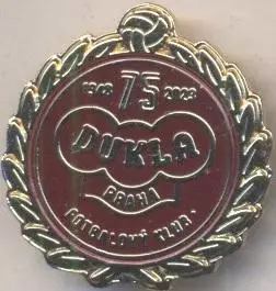футбольний клуб Дукла Прага (Чехія)5 ЕМАЛЬ / FK Dukla Praha,Czech football badge