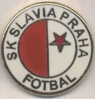 футбол.клуб Славія Прага (Чехія)3 ЕМАЛЬ / Slavia Praha, Czech football pin badge