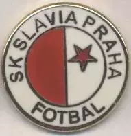 футбол.клуб Славія Прага (Чехія)3 ЕМАЛЬ / Slavia Praha, Czech football pin badge