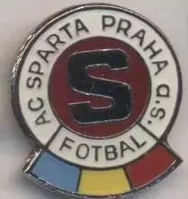 футбол.клуб Спарта Прага (Чехія)2 важмет / AC Sparta Praha, Czech football badge