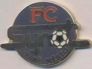 футбол.клуб Синот Старе-Место (Чехія)2 ЕМАЛЬ/1.FC Synot,Czech football pin badge