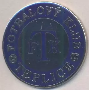 футбол.клуб Тепліце (Чехія)1 ЕМАЛЬ / FK Teplice, Czech football enamel pin badge