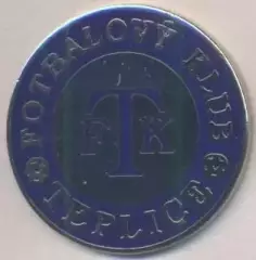 футбол.клуб Тепліце (Чехія)1 ЕМАЛЬ / FK Teplice, Czech football enamel pin badge