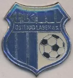 футбол.клуб Усті-над-Лабем (Чехія)2 важмет /FK Usti nad Labem,Czech football pin