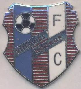 футбол.клуб Вітковіце (Чехія2 ЕМАЛЬ/FC Vitkovice,Czech football enamel pin badge