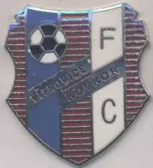 футбол.клуб Вітковіце (Чехія2 ЕМАЛЬ/FC Vitkovice,Czech football enamel pin badge