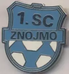 футбольний клуб Зноймо (Чехія)3 ЕМАЛЬ / 1.SC Znojmo, Czech football enamel badge