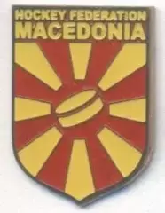 Македонія,федерація хокею,важмет/Macedonia ice hockey assn. federation pin badge