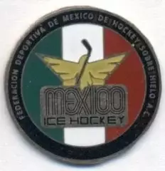 Мексика, федерація хокею,№3 важмет /Mexico ice hockey assn. federation pin badge