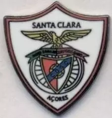 футбол.клуб Санта-Клара (Португалія)3 ЕМАЛЬ/CD Santa Clara,Portugal football pin