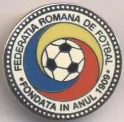 Румунія, федерація футболу, №9, ЕМАЛЬ / Romania football federation enamel badge