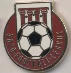 Гоцо,футбол федерац.(не-ФІФА Прем'єр-ліга ЕМАЛЬ/Gozo football Premier league pin