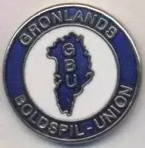 Гренландія,федерація футболу (не-ФІФА)1 ЕМАЛЬ /Greenland football federation pin